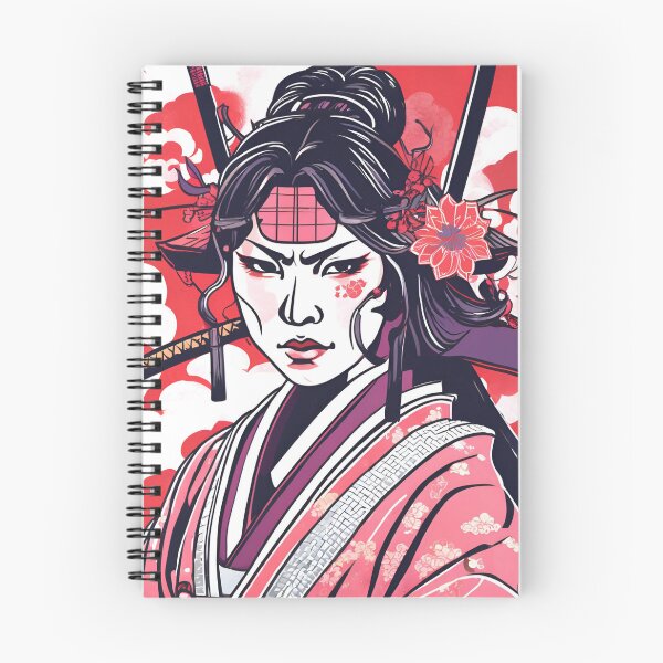 Item preview, Women Ancestral Japanese Samurai Drawn designed and sold by Gina-Rosa.