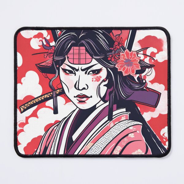 Item preview, Women Ancestral Japanese Samurai Drawn designed and sold by Gina-Rosa.