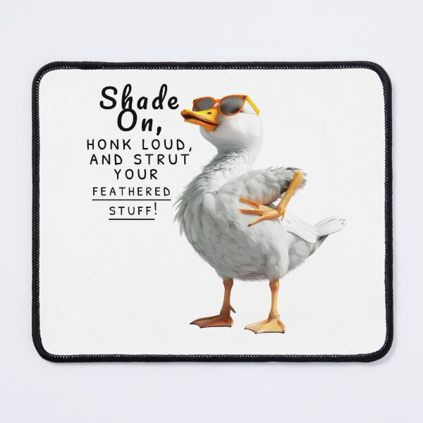 Item preview, Duck Goose with shades Shade on, Honk louid and strut your feathered stuff designed and sold by Dominika Farkašová.