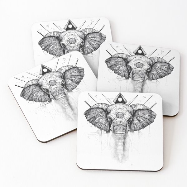 Item preview, Intricate African Elephant  designed and sold by NomadicDreamer.