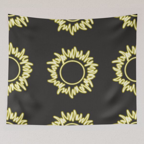 Item preview, Black contrast sun design and neon effect #1 designed and sold by PEB-creative24.