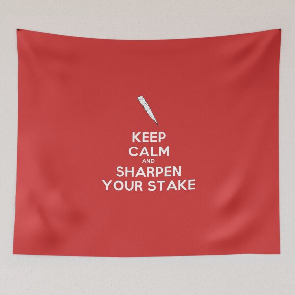 Item preview, Sharpen Your Stake! designed and sold by LordNeckbeard.