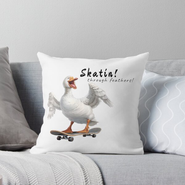 Item preview, Copy of Duck Goose n skateboard. Skating through feathers: designed and sold by Dominika Farkašová.