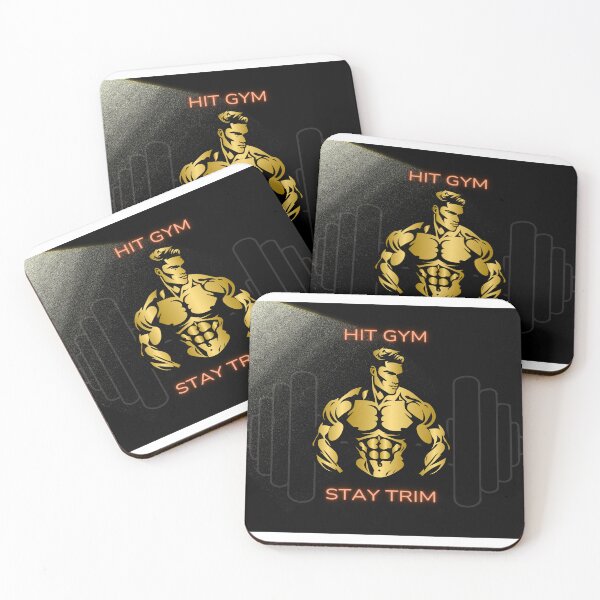 Item preview, Hit Gym Stay Trim Poster designed and sold by DucereCreations.