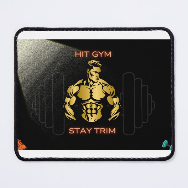 Item preview, Hit Gym Stay Trim Poster designed and sold by DucereCreations.