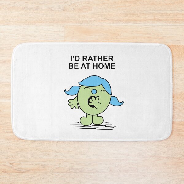 Item preview, Little miss I'd Rather be at Home designed and sold by Scat the cat.