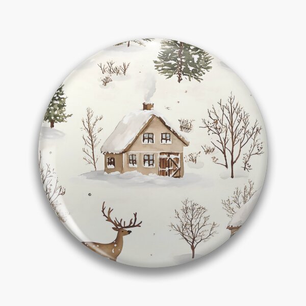 Item preview,  The village is covered with snow. Winter landscape. designed and sold by MagelliShop.