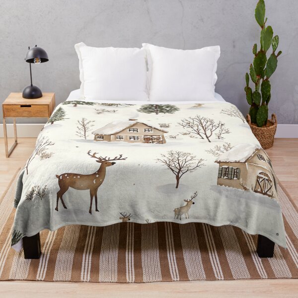 Item preview,  The village is covered with snow. Winter landscape. designed and sold by MagelliShop.
