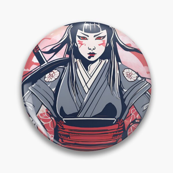 Item preview, Women Ancestral Japanese Samurai Drawn designed and sold by Gina-Rosa.