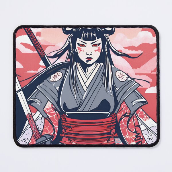 Item preview, Women Ancestral Japanese Samurai Drawn designed and sold by Gina-Rosa.