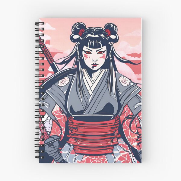 Item preview, Women Ancestral Japanese Samurai Drawn designed and sold by Gina-Rosa.