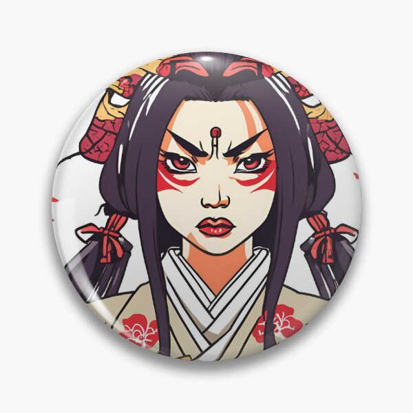 Item preview, Women Ancestral Japanese Samurai Drawn designed and sold by Gina-Rosa.