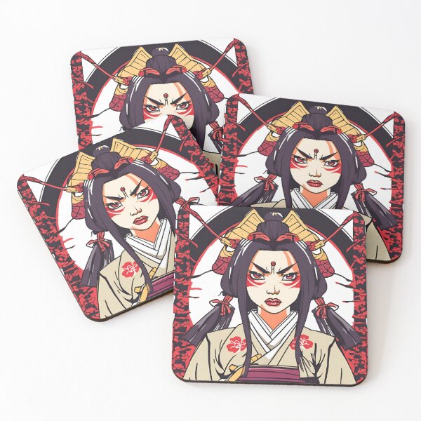 Item preview, Women Ancestral Japanese Samurai Drawn designed and sold by Gina-Rosa.