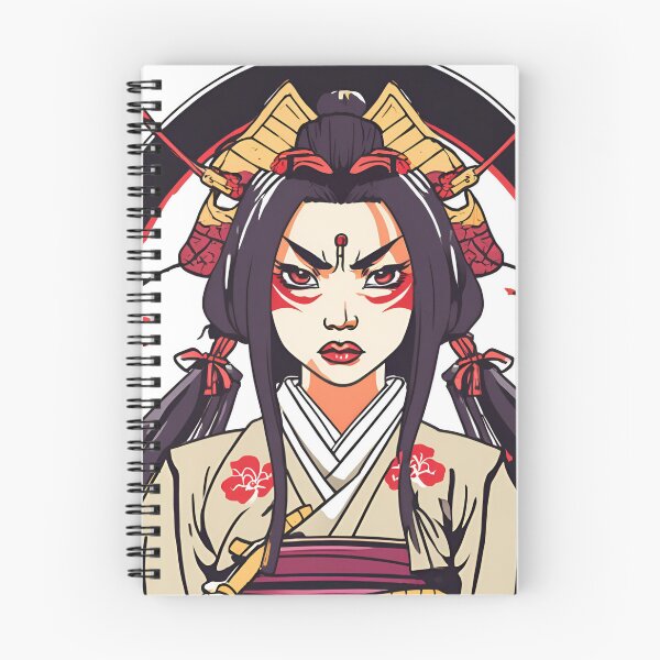 Item preview, Women Ancestral Japanese Samurai Drawn designed and sold by Gina-Rosa.