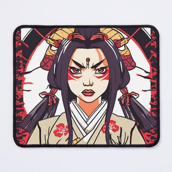 Item preview, Women Ancestral Japanese Samurai Drawn designed and sold by Gina-Rosa.