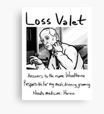 Loss Valet Canvas Print