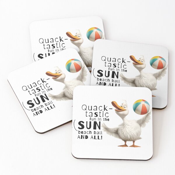Item preview, Goose with ball, Quack-tastic fun in the sun beach ball and all designed and sold by Dominika Farkašová.