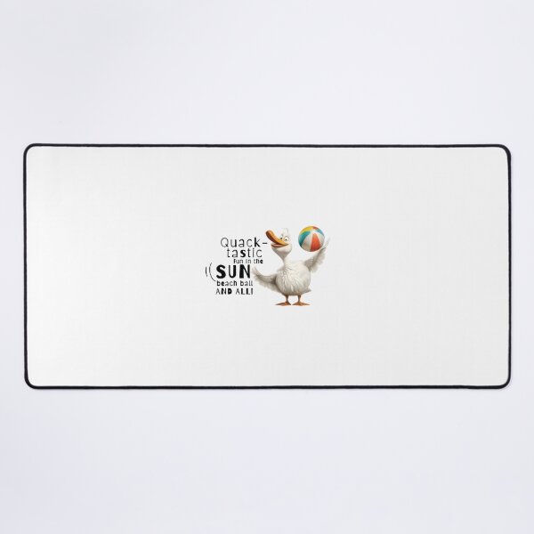 Item preview, Goose with ball, Quack-tastic fun in the sun beach ball and all designed and sold by Dominika Farkašová.