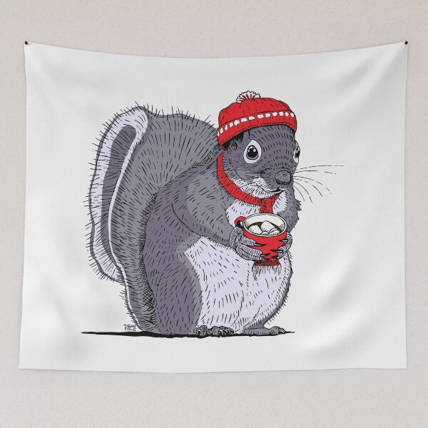 Item preview, Hot Chocolate Grey Squirrel designed and sold by deancoledesign.