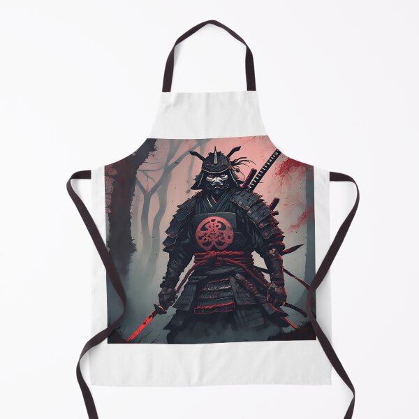 Item preview, Dark Ancestral Japanese Samurai Drawn designed and sold by Gina-Rosa.