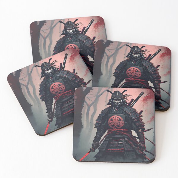 Item preview, Dark Ancestral Japanese Samurai Drawn designed and sold by Gina-Rosa.