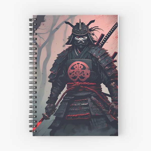 Item preview, Dark Ancestral Japanese Samurai Drawn designed and sold by Gina-Rosa.