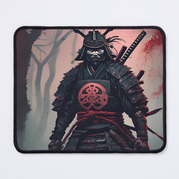 Item preview, Dark Ancestral Japanese Samurai Drawn designed and sold by Gina-Rosa.