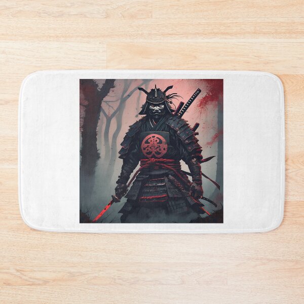 Item preview, Dark Ancestral Japanese Samurai Drawn designed and sold by Gina-Rosa.