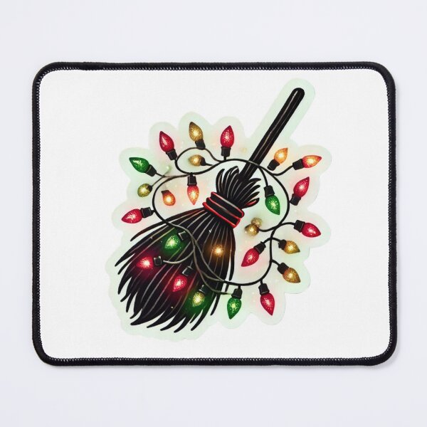 Item preview, Magical Holiday Broom Wicked Theme designed and sold by AStickerMaker12.