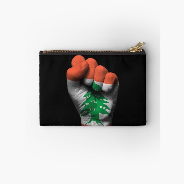 Item preview, Flag of Lebanon on a Raised Clenched Fist  designed and sold by JeffBartels.