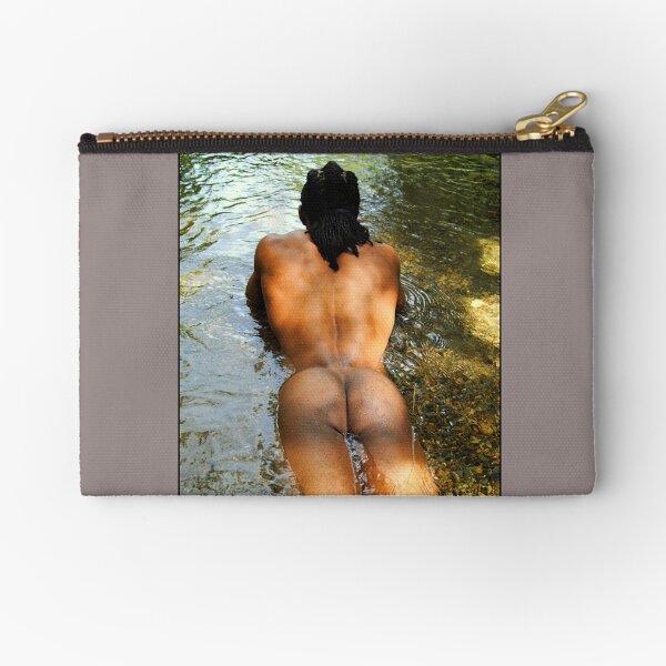 Tropical male in nature Zipper Pouch