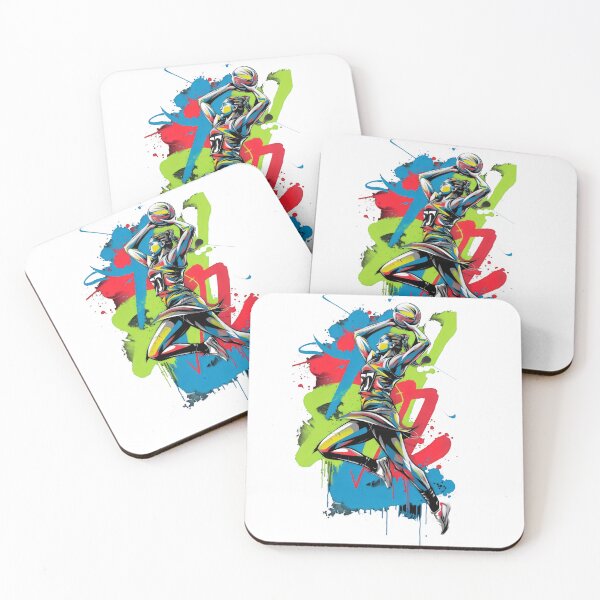 Item preview, Graffiti - Netball Player Art style - women's sport - Street Art - netball designed and sold by Pastel-Pulse.