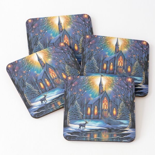 Item preview, Winter pattern.Winter landscape.Neon colors. designed and sold by MagelliShop.