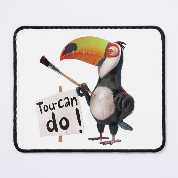 Item preview, quirky bird Tucan Tou-can do? designed and sold by Dominika Farkašová.