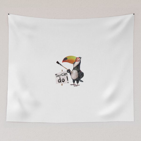 Item preview, quirky bird Tucan Tou-can do? designed and sold by Dominika Farkašová.