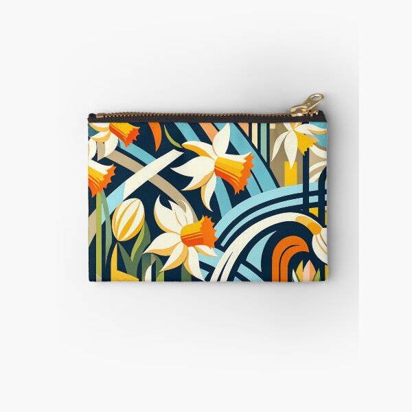 Item preview, March Birth Flower Daffodil & Jonquil Abstract Art Deco designed and sold by Truck Stop One.
