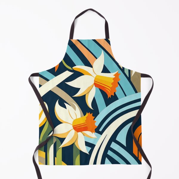 Item preview, March Birth Flower Daffodil & Jonquil Abstract Art Deco designed and sold by Truck Stop One.