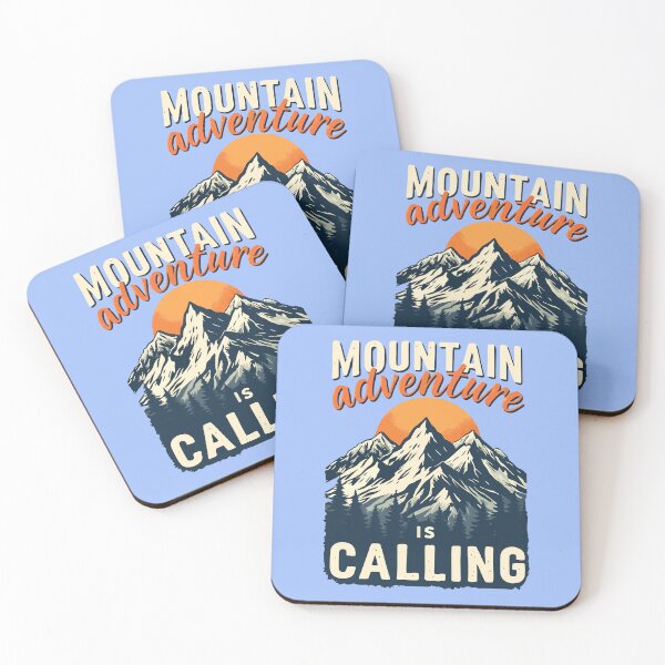 Item preview, Funny Outdoor Camping Mountain Adventure Is Calling Men Women Camper designed and sold by PurpleLoveStore.