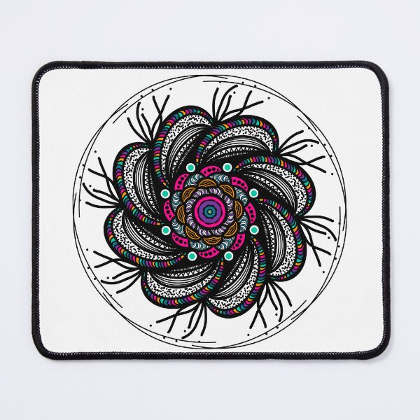Item preview, Kaleidoscope Rave Bloom hand drawn designed and sold by StaceyMakesThat.