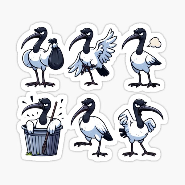 Item preview, Ibis australian animal designed and sold by Pawsitive House.