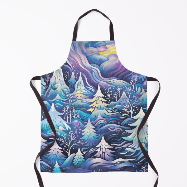 Item preview,  Winter pattern.Winter landscape.Winter forest.Neon colors. designed and sold by MagelliShop.