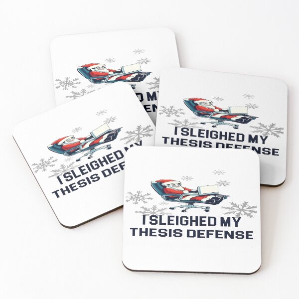 Item preview, I Sleighed My Thesis Defense | phd Defense Christmas | Thesis Holidays | Thesis Xmas | Thesis Defense Christmas |Thesis Christmas designed and sold by iLamshop.
