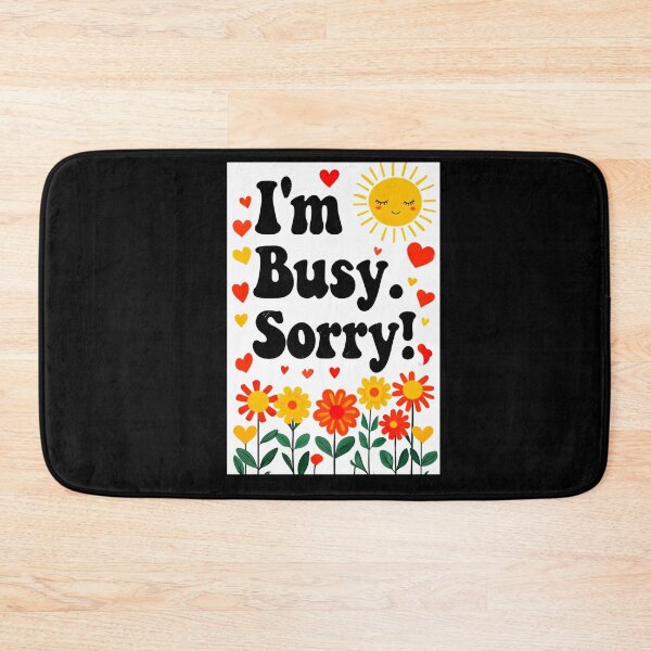 Item preview, Im Busy - Vintage Pop Art Meme designed and sold by Earth Nature Creations.