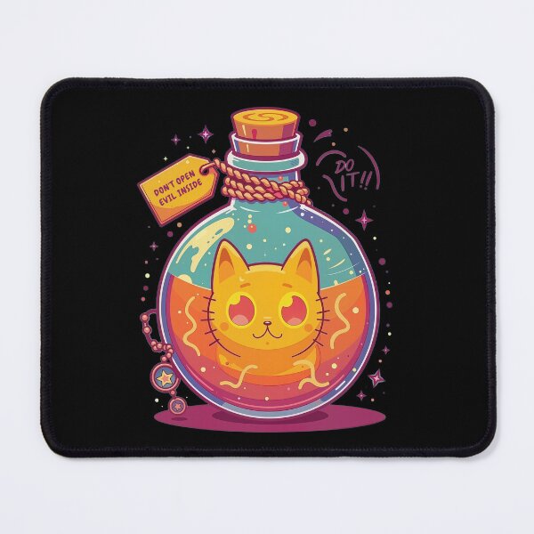 Item preview, Cheerful Cat in a Magic Bottle designed and sold by Lukasz Kobylka.