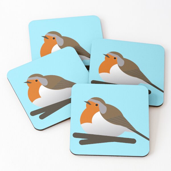 Item preview, Cute great robin bird - birds in my garden designed and sold by mikistudio.