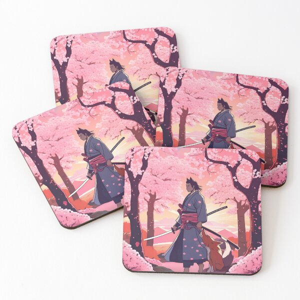 Item preview, Fox &  Ancestral Japanese Samurai Drawn designed and sold by Gina-Rosa.