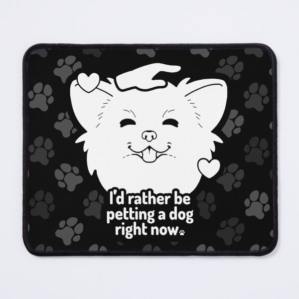 Item preview, I'd rather be petting a dog right now (Pomeranian) designed and sold by KailaniPinonArt.