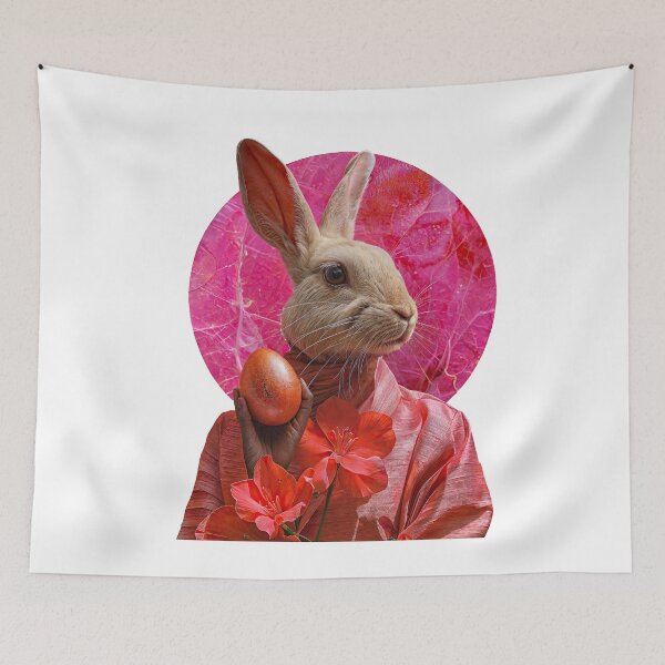 Item preview, Collage Wall Art T-shirt Design: BUNNY designed and sold by ForeverPrintsOK.