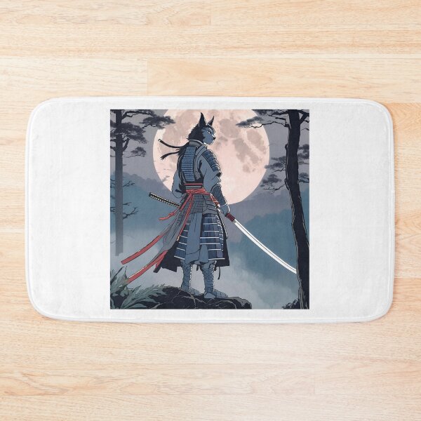 Item preview, Wolf Ancestral Japanese Samurai Drawn designed and sold by Gina-Rosa.