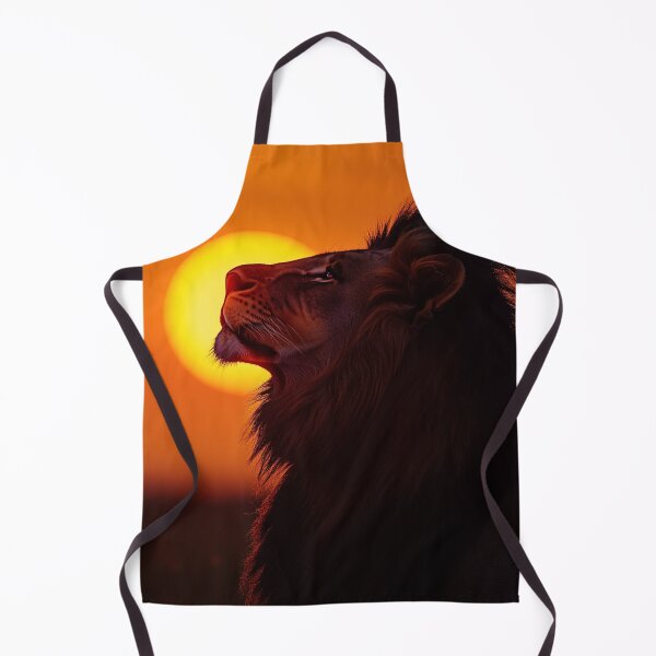Item preview, Lion with sunset in the background designed and sold by valerko26.